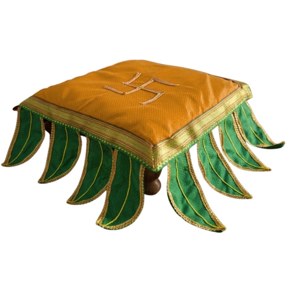 Khann Cloth Chaurang Vastra Swastik Design | DevVastra Heritage