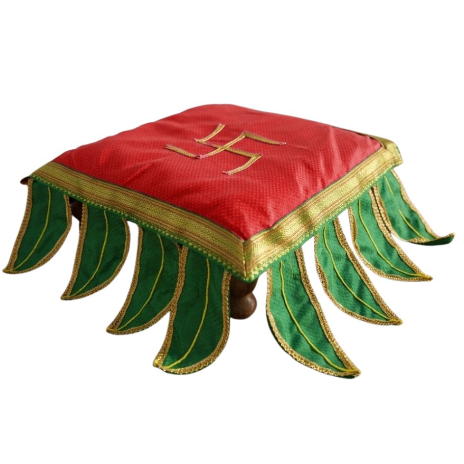 Khann Cloth Chaurang Vastra Swastik Design | DevVastra Heritage